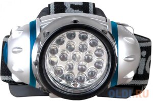 Фонарь CAMELION LED5313-19F4 налобн металлик 19led 4 реж 3xr03 в компл пласт блист