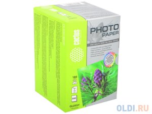 Фотобумага Cactus CS-GA6180500 глянцевая 10x15 180 г/м2 500 листов