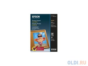 Фотобумага Epson A4 200г/м2 глянцевая 20л C13S042538