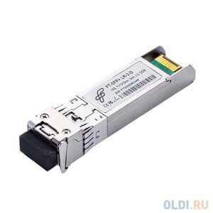 FT-SFP+LR-2-D Трансивер 10G, SFP+LC SMF 2km, 1310nm laser, Сделано в России (Реестр Минпромторга) прошивка Intel) OEM