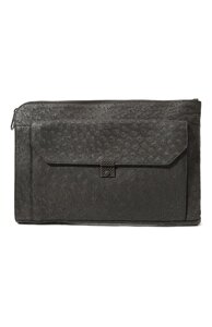 Футляр для документов из кожи страуса Bottega Veneta