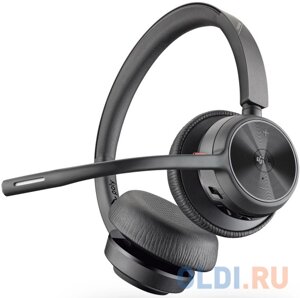 Гарнитура беспроводная/ voyager 4320 UC,V4320-M C (computer mobile) microsoft TEAMS certified, USB-A, stereo bluetooth headset, WITH charge STAN