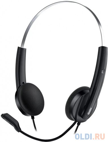 Гарнитура Genius HS-220U, черная, 1,8 м