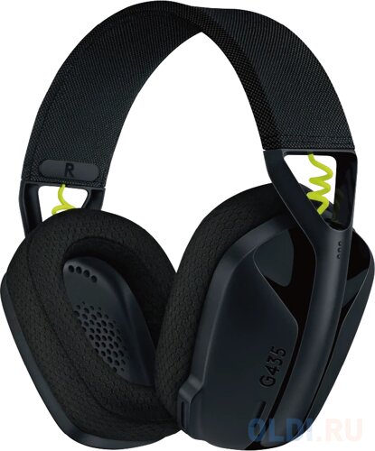 Гарнитура/ Logitech Headset G435 LIGHTSPEED Wireless Gaming BLACK- Retail