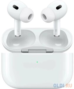 Гарнитура внутриканальные Apple AirPods Pro 2 A2698 A2699 A2700 белый беспроводные bluetooth в ушной раковине (MQD83RU/A)