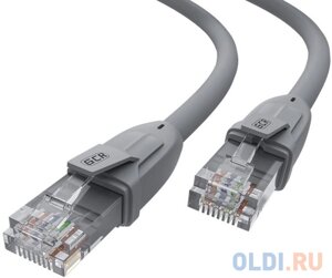 GCR Патч-корд прямой 2.0m UTP кат. 6, серый, 24 AWG, ethernet high speed, RJ45, T568B, GCR-52592