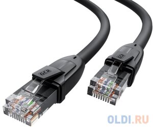 GCR Патч-корд прямой 3.0m UTP кат. 6, черный, 24 AWG, ethernet high speed, RJ45, T568B, GCR-52530