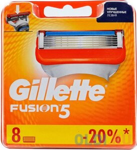 Gillette Сменные кассеты Fusion5, 8 шт.