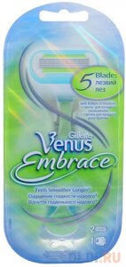 Gillette Venus Бритвенный станок Embrace, 2 кассеты.