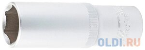 Головка торцевая удлиненная, 10 мм, 6-гранная, CrV, под квадрат 1/2, Stels