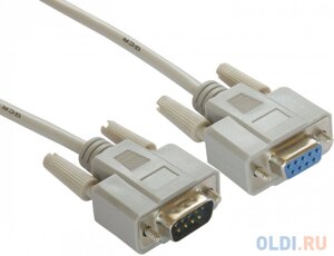 Greenconnect Удлинитель 1.8m COM RS-232 порта GCR- DB9CM2F-1.8m 9M AM / 9F AF, пакет