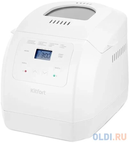 Хлебопечь Kitfort КТ-312 550Вт белый