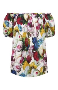 Хлопковая блузка Dolce & Gabbana