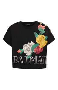 Хлопковая футболка Balmain