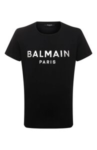 Хлопковая футболка Balmain