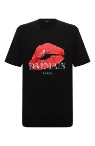 Хлопковая футболка Balmain