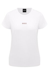 Хлопковая футболка BOSS