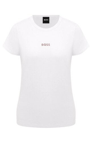 Хлопковая футболка BOSS