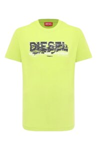 Хлопковая футболка Diesel