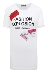 Хлопковая футболка Dolce & Gabbana