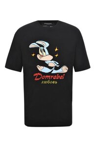 Хлопковая футболка DOMREBEL