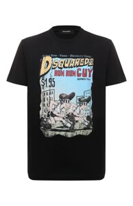 Хлопковая футболка Dsquared2