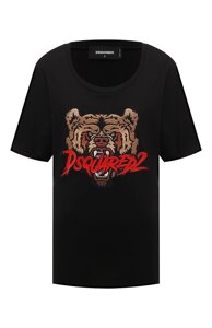 Хлопковая футболка Dsquared2