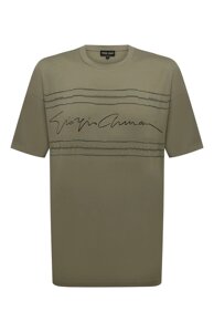 Хлопковая футболка Giorgio Armani