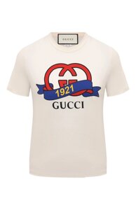 Хлопковая футболка Gucci