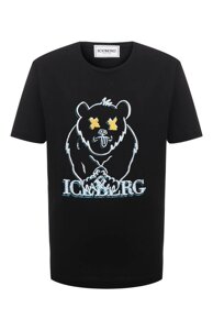 Хлопковая футболка Iceberg