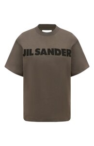 Хлопковая футболка Jil Sander