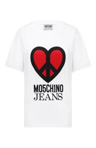 Хлопковая футболка M05CH1NO Jeans