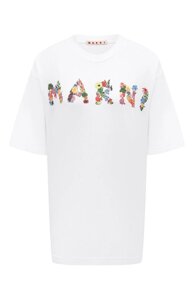 Хлопковая футболка Marni