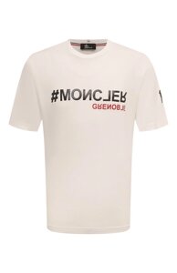 Хлопковая футболка Moncler Grenoble