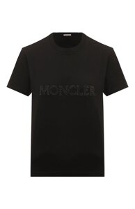 Хлопковая футболка Moncler