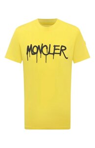 Хлопковая футболка Moncler