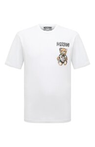 Хлопковая футболка Moschino