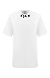 Хлопковая футболка MSGM