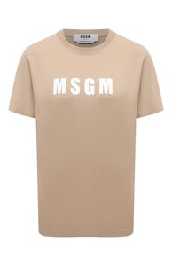 Хлопковая футболка MSGM