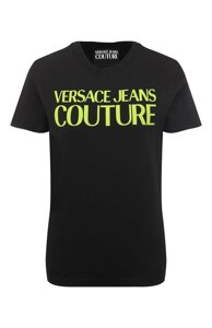 Хлопковая футболка Versace Jeans Couture