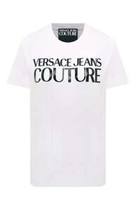 Хлопковая футболка Versace Jeans Couture