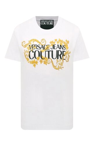 Хлопковая футболка Versace Jeans Couture