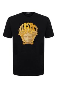 Хлопковая футболка Versace