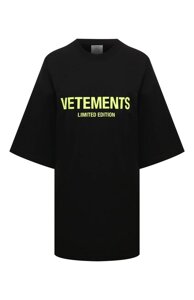 Хлопковая футболка VETEMENTS