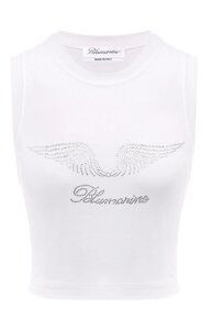 Хлопковая майка Blumarine