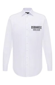 Хлопковая рубашка Dsquared2