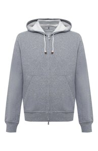 Хлопковая толстовка Brunello Cucinelli