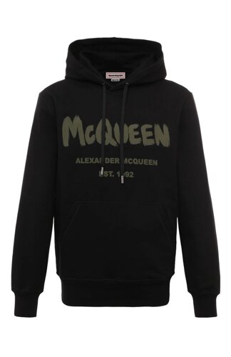 Хлопковое худи Alexander McQueen