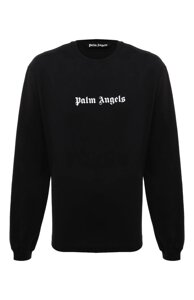 Хлопковый лонгслив Palm Angels