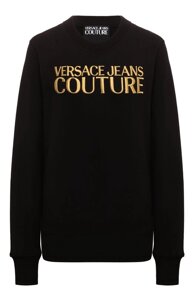 Хлопковый свитшот Versace Jeans Couture